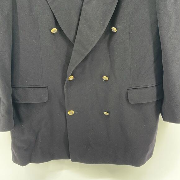 Canali Loro Piana wool cashmere blend double breasted sport coat blazer sz 56L - Picture 2 of 9